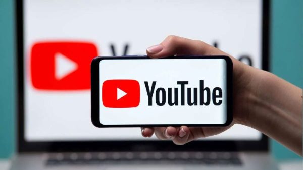 youtube website on phone and laptop
