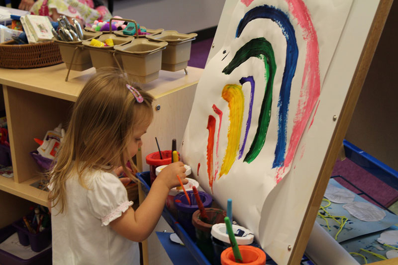 rainbow painting