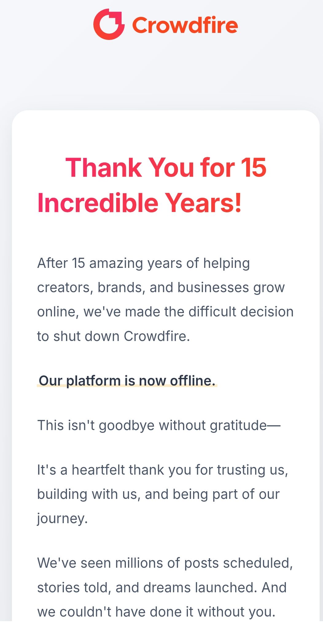 Crowdfire