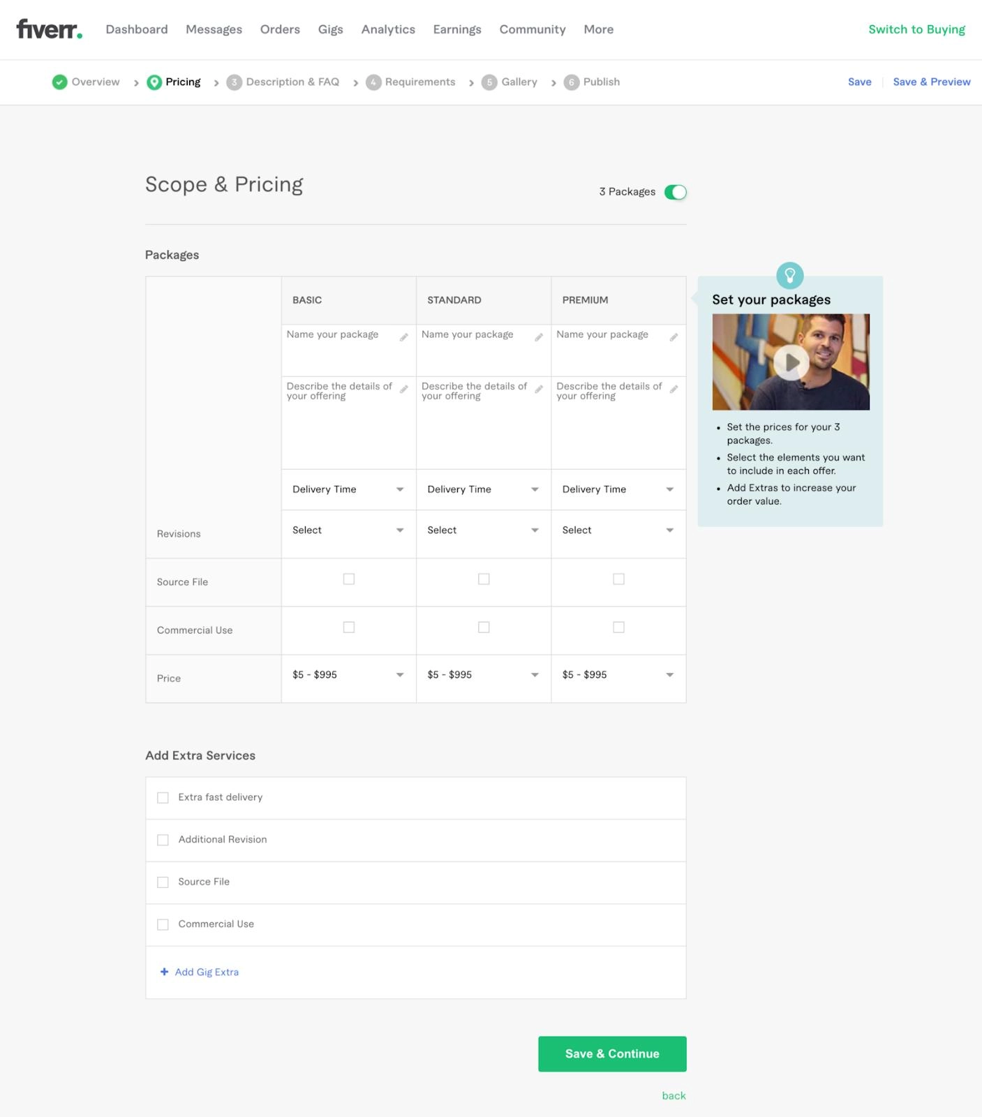 pricing