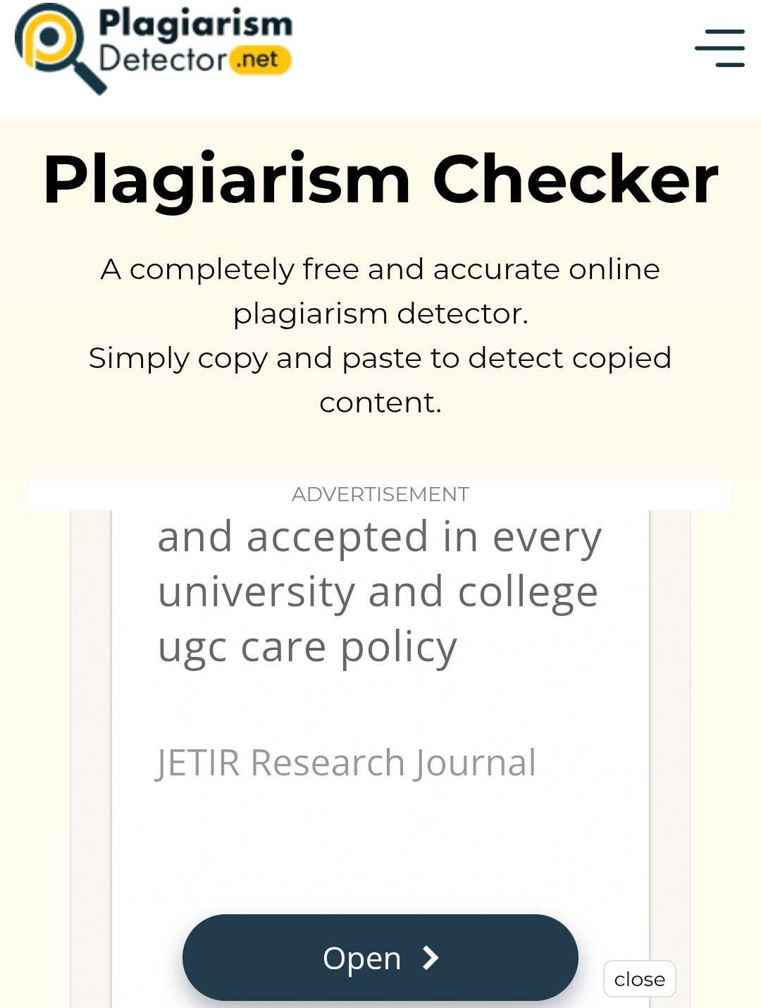سایت Plagiarism Detector