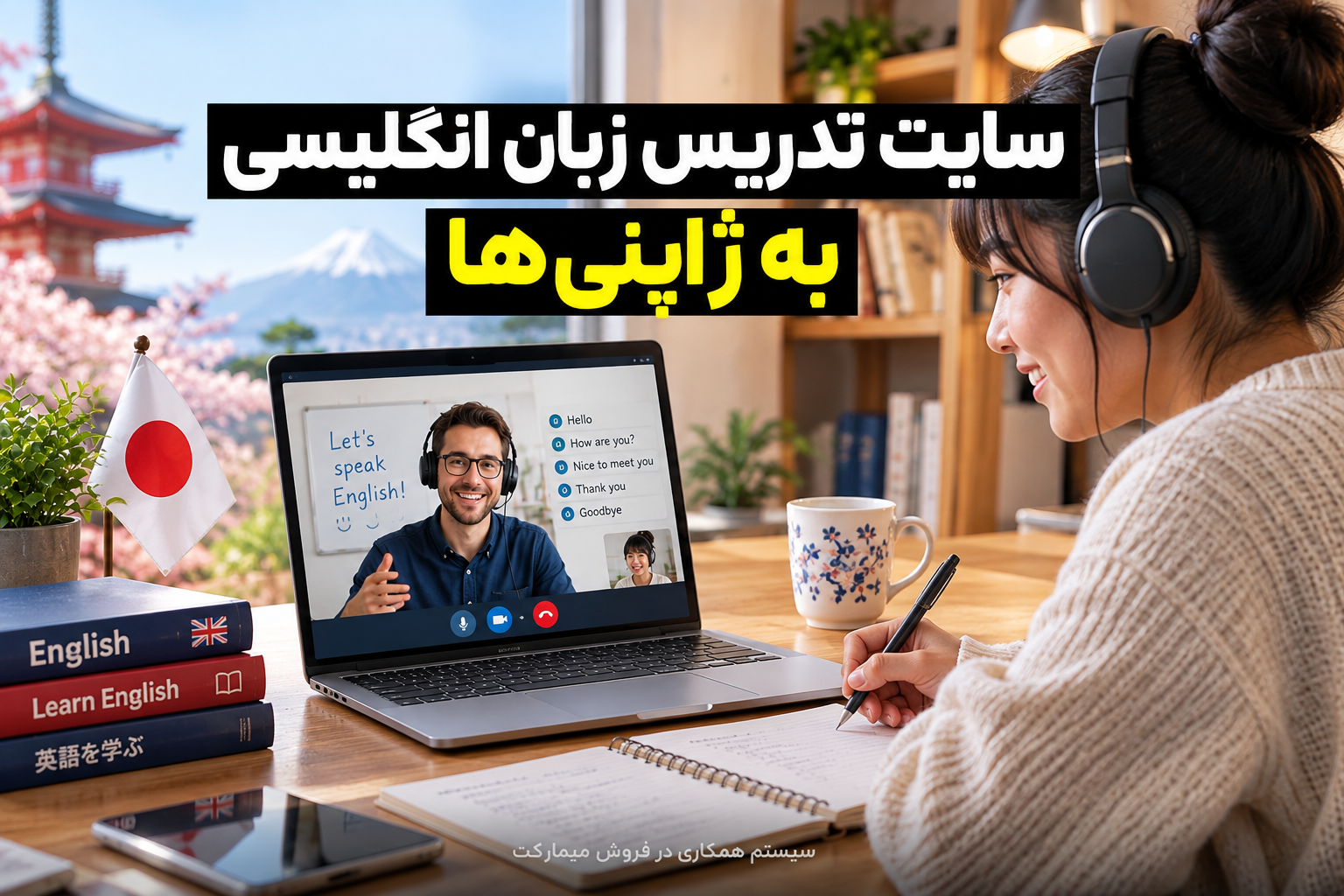 سایت تدریس زبان انگلیسی به ژاپنی‌ها