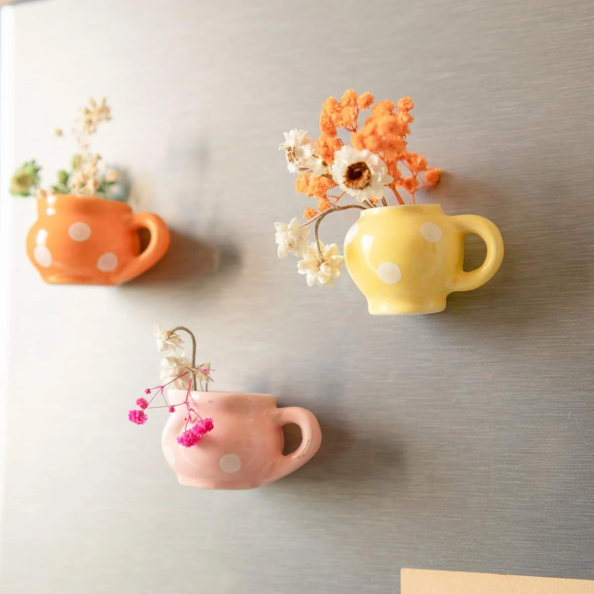 sustainable sip stick fun decorative fridge magnet set of 2 by artecasa at brownliving 932829